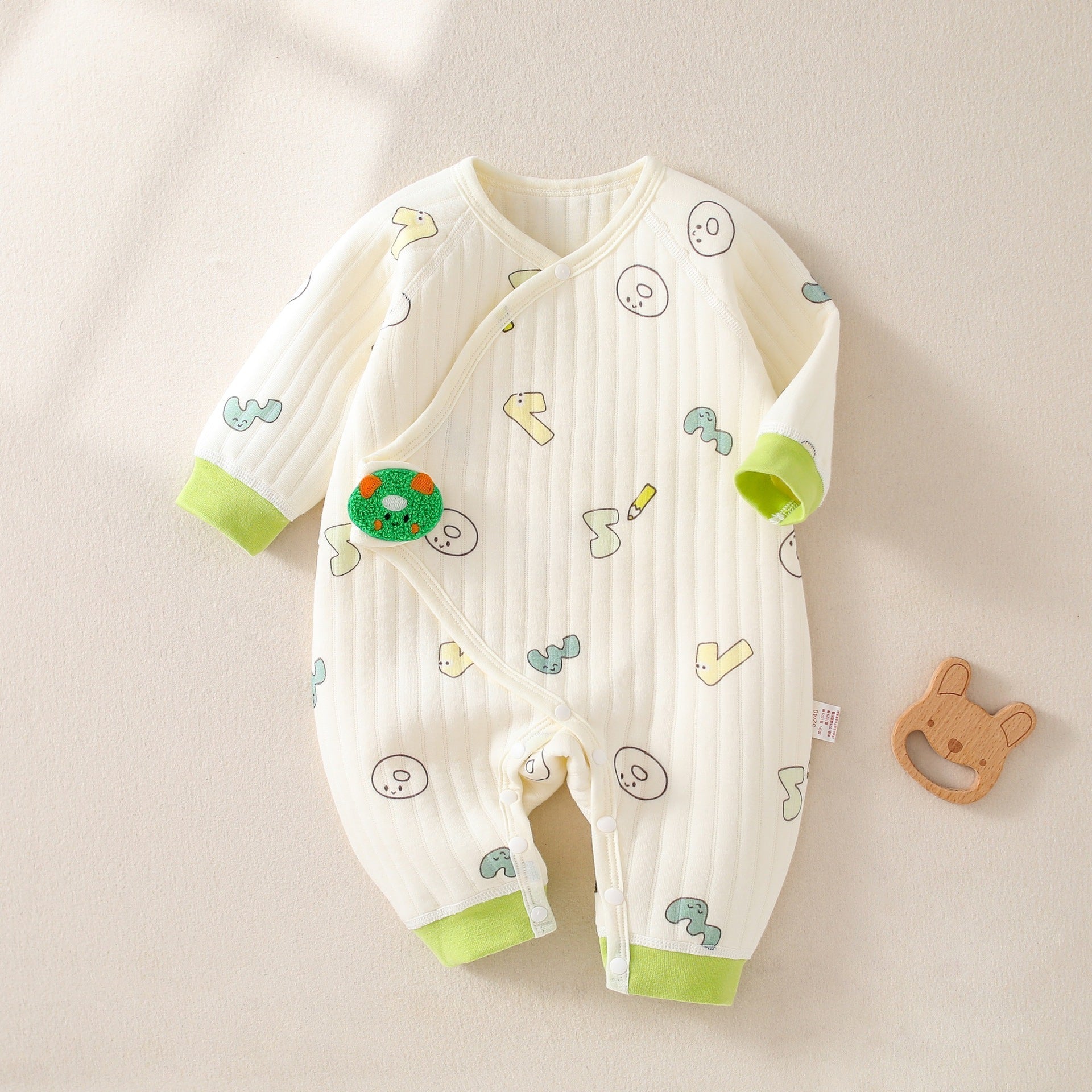 Warm Quilted Newborn Jumpsuit - Kalsha