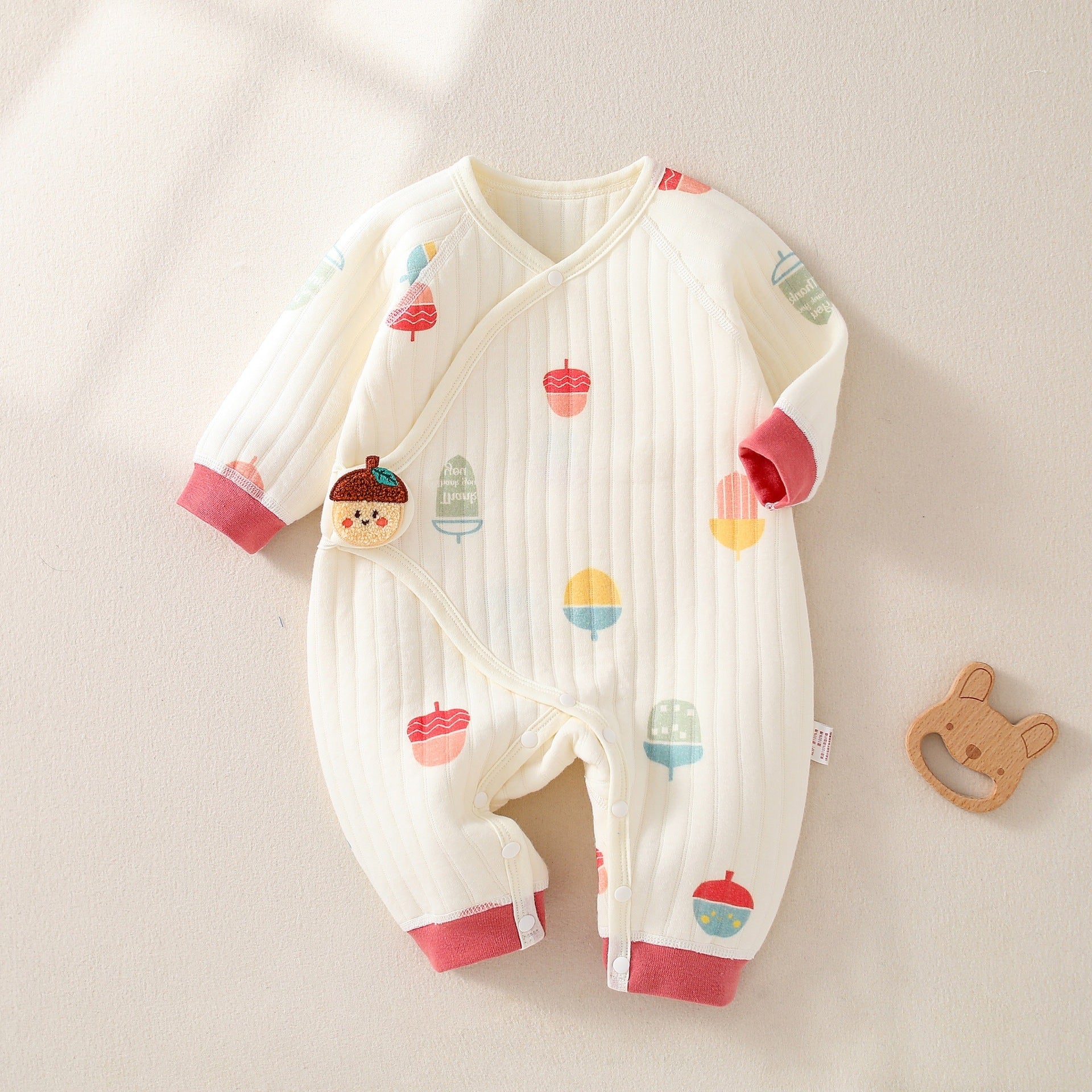 Warm Quilted Newborn Jumpsuit - Kalsha