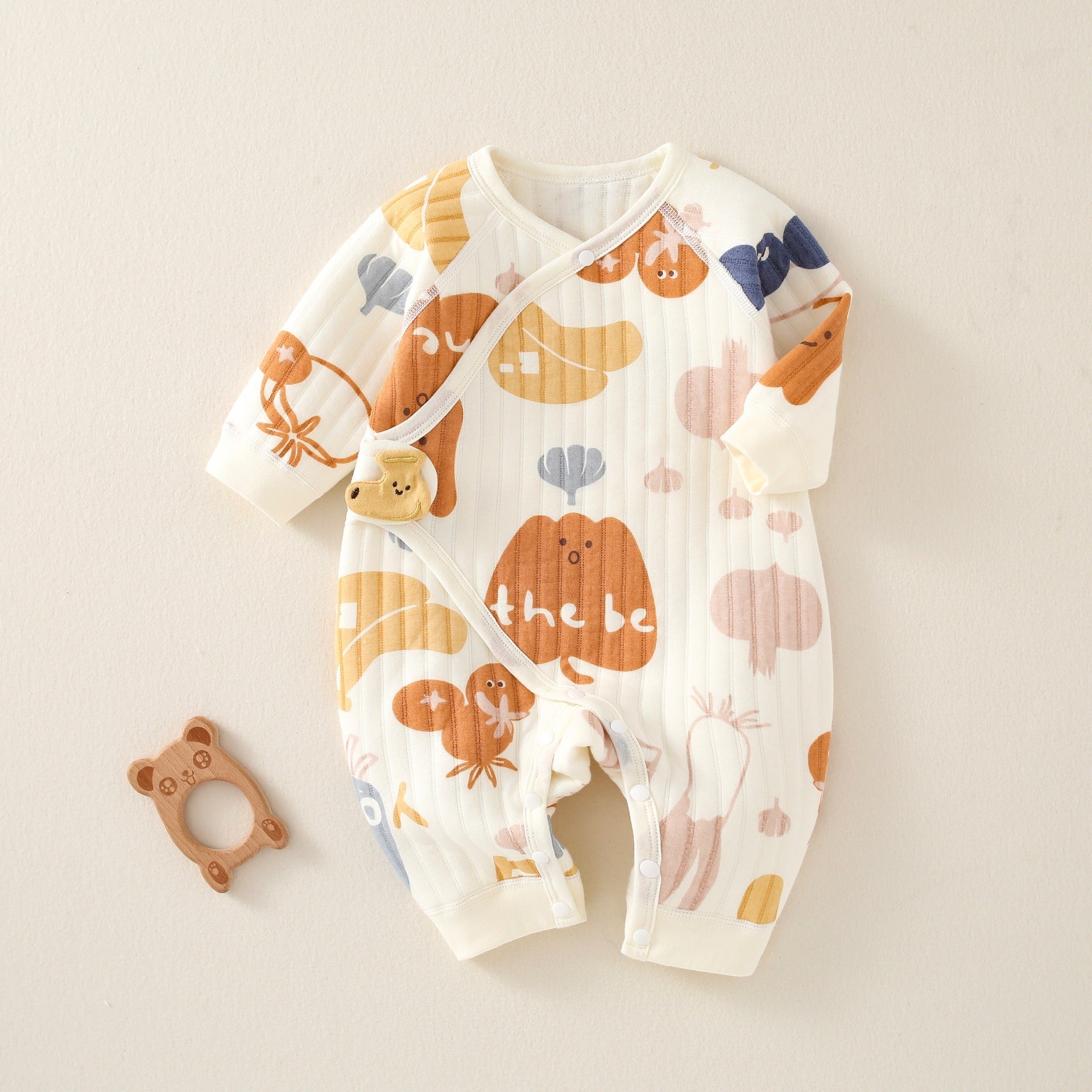 Warm Quilted Newborn Jumpsuit - Kalsha